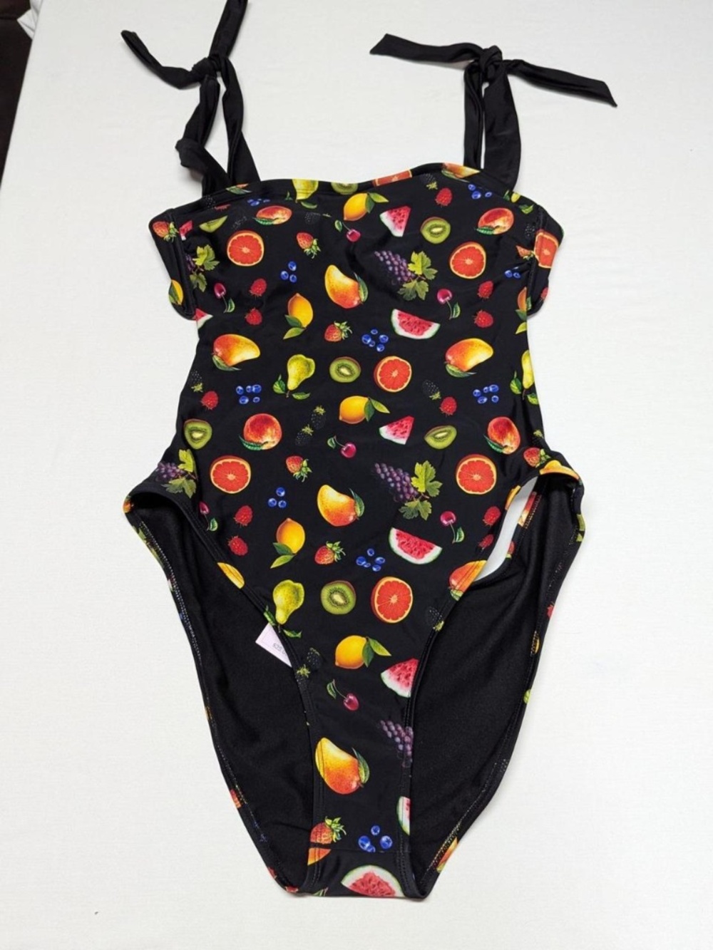 L 12-14 Wild Fable Fruit Print One Piece Swimsuit
